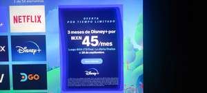 Disney plus en roku $45 mensual durante 3 meses (nuevas suscripciones)
