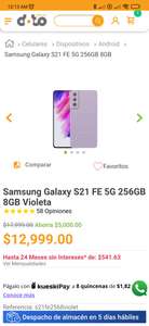 Doto: Samsung Galaxy S21 FE 8/256 | Pagando con Kueski