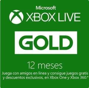 Eneba: 12 Meses Xbox Live Gold Código GLOBAL