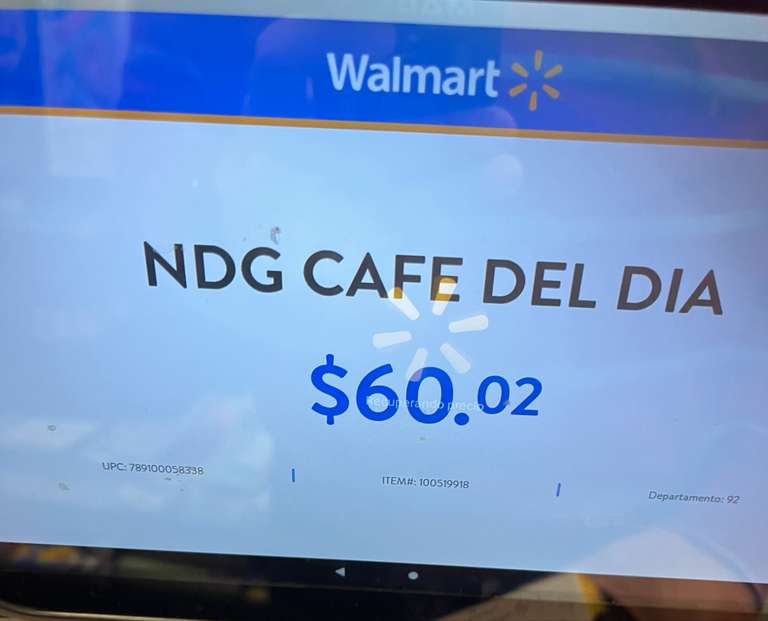 Walmart: Dolce Gusto café del día