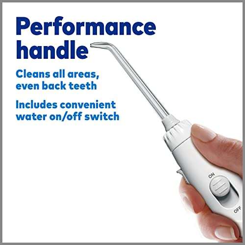 Amazon: WATERPIK Aquarius Professional - Irrigador Dental - 10 Ajustes de presión - 7 puntas de hilo dental - Pantalla LED