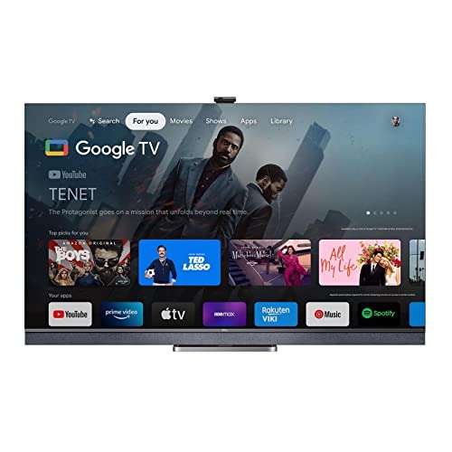 Amazon: TCL Pantalla 55" 4K Smart TV QLED Miniled 55Q747 Google TV (MAS PROMOS BANCARIAS)