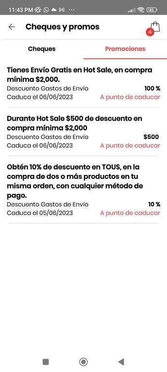 Hot Sale 2023 en Privalia; $500 OFF + $1000 OFF Pagando con kueskipay. O $1000 OFF con Paypal.