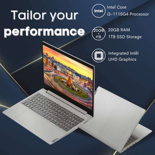 Amazon: Laptop Lenovo IdeaPad 3i 14" 20 GB RAM 1TB SSD con Intel core I3 11th y Windows 11s