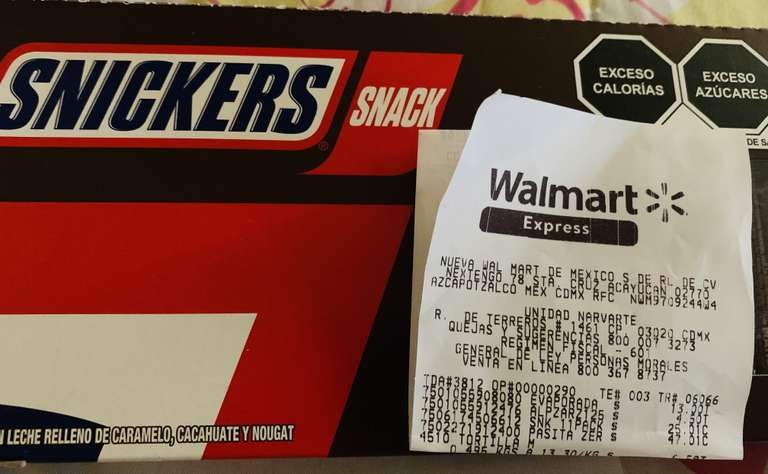 Walmart Express: Chocolates Snickers 11 pack