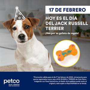 Petco - Galleta GRATIS por Día del Jack Russell Terrier