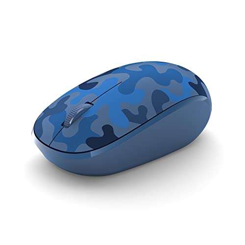 Amazon: Microsoft Bluetooth Mouse Estilo Camuflaje - Azul Noche