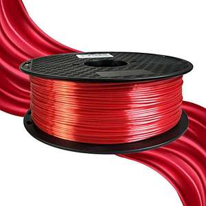 Amazon: Filamento de impresora 3D PLA 1,75 mm 1 kg Rojo metálico