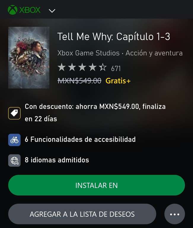 Xbox: Tell me Why: Capítulo 1-3
