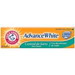 Amazon: Arm & Hammer - Pasta dental Control Sarro Advance White 121 gr (Planea y cancela)