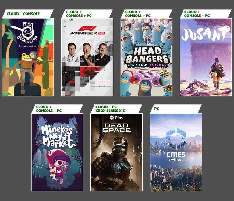 Próximamente en Game Pass Cities Skylines II, Dead Space, Jusant, F1