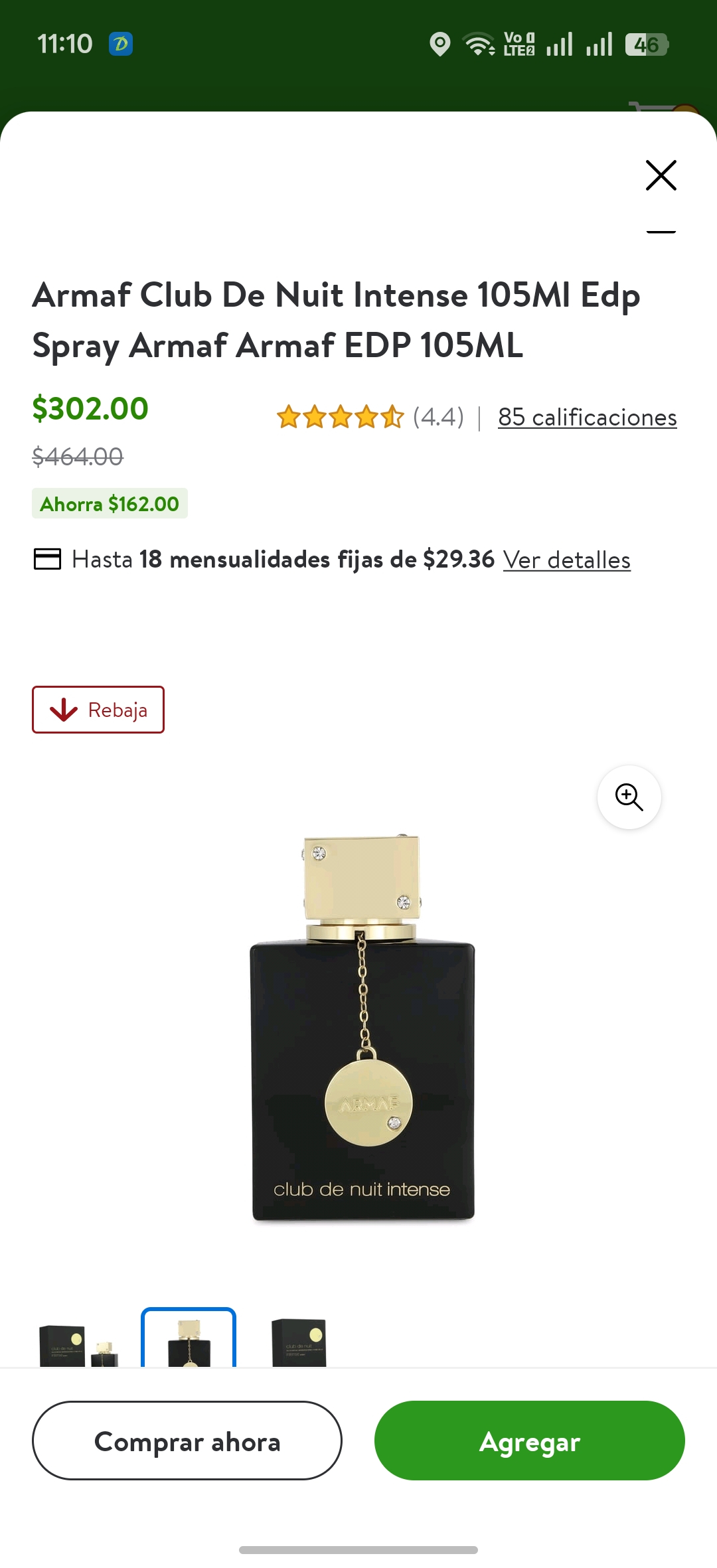 Bodega aurrera - Armaf Club De Nuit Intense 105Ml EDP woman