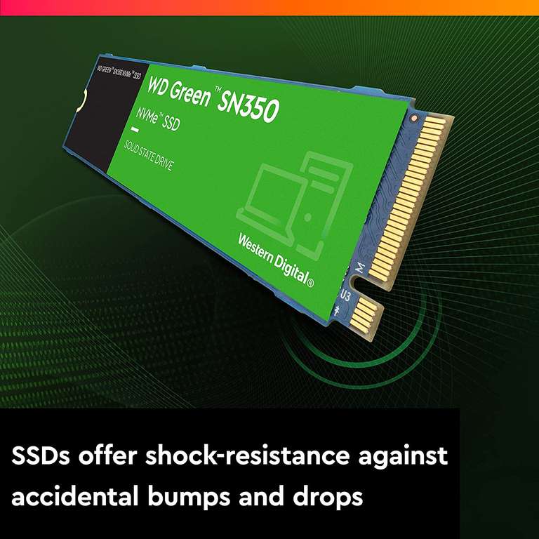 Cyberpuerta: SSD Western Digital WD Green SN350 NVMe, 1TB 3200 MB/s