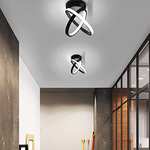Amazon: Lámpara de techo, lámpara de techo LED moderna de diseño creativo, lámpara LED techo en metal para sala de estar