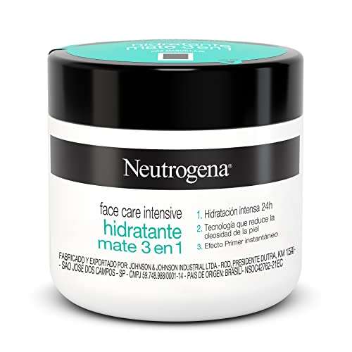 Amazon: Crema Hidratante Facial Mate 3 en 1 Neutrogena Face Care Intensive D Pantenol 100g | envío gratis con Prime