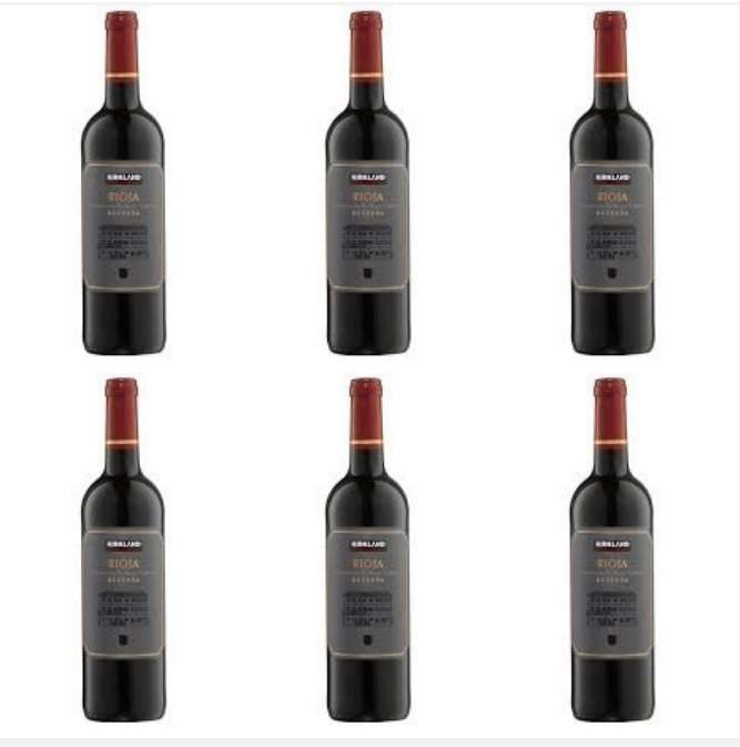 Costco: 6 Botellas de Vino Tinto Kirkland Signature Rioja Reserva 750ml