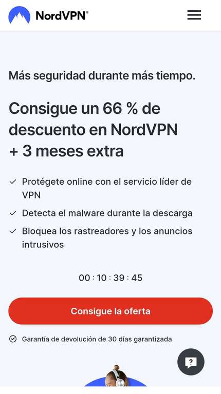 Nord VPN: 66% de descuento En diferentes planes