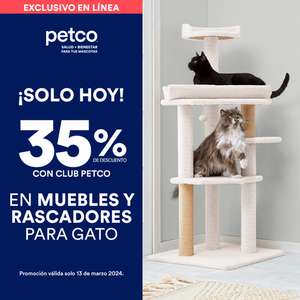 Petco - 35% de Descuento en Muebles y Rascadores para Gato