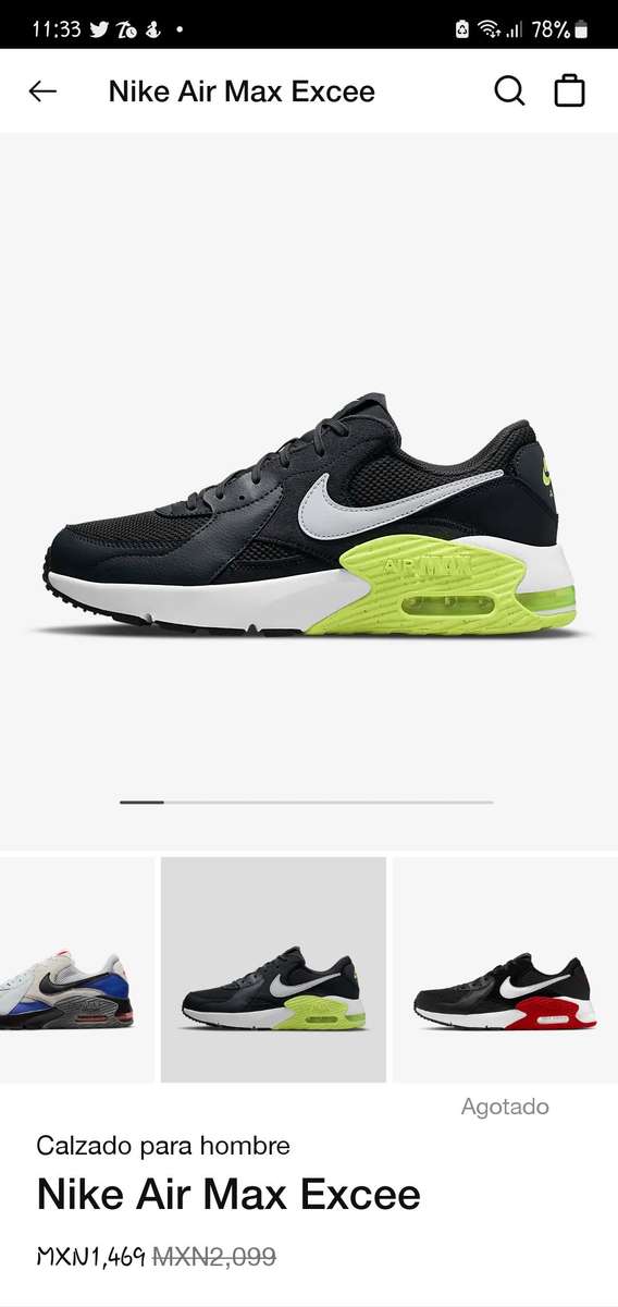 Nike: Tenis Nike Air Max Excee para hombre - promodescuentos.com