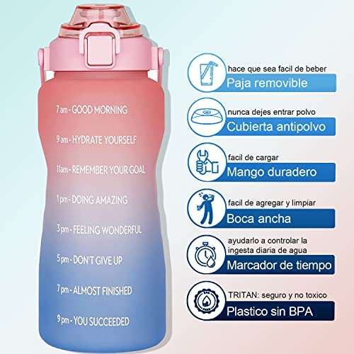 Amazon: Botella para agua 2.2L