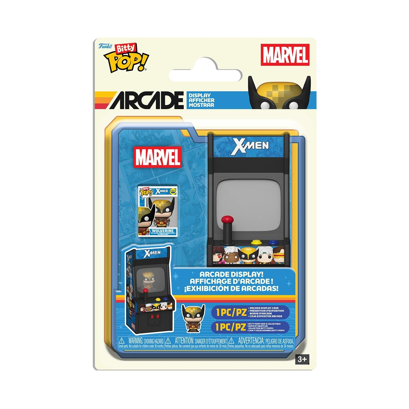 Amazon: Funko Bitty Pop! Arcade Cabinet: Marvel X-Men - Wolverine