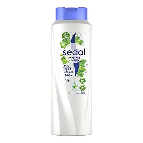 Amazon: Sedal Shampoo Control de Caspa y Frescura con aloe vera y menta 620 ml