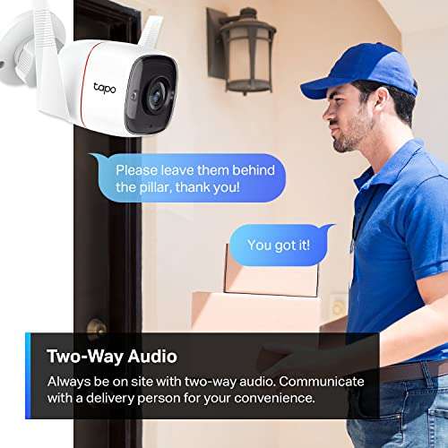 Amazon: TP-LINK Tapo C310, cámara de seguridad Wi-Fi para exteriores