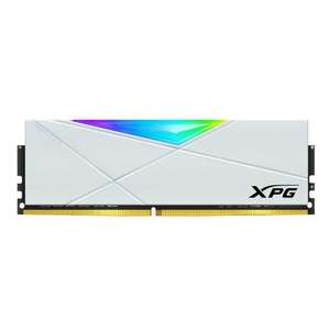 CyberPuerta: Kit Memoria Ram XPG Spectrix D50 White DDR4, 3200MHz, 32GB (2 x 16GB), Non-ECC, CL16, XMP