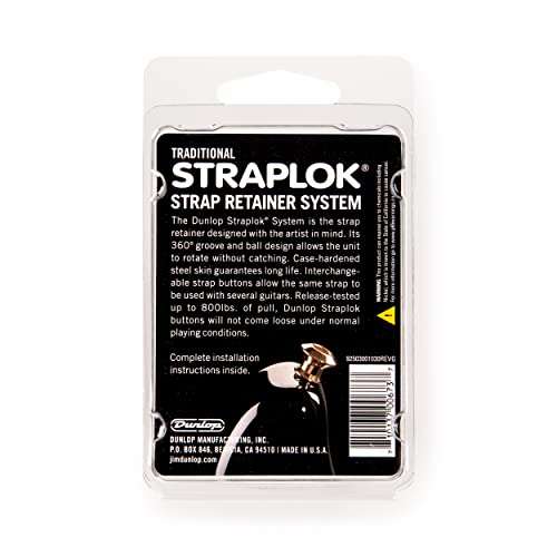 Amazon: Dunlop Straplok color nickel