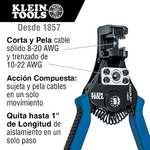 Amazon | Klein Tools - Peladora automática KATAPULT 8-22 AWG de 11063 W