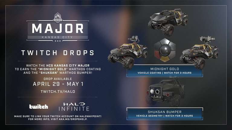 Halo Infinite: Nuevos Twitch drops items gratis, del 29 Abril - 2 Mayo