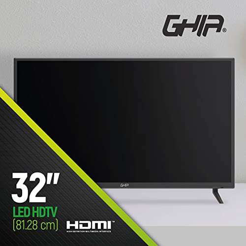 Amazon: GHIA Televisión G32BHD22. 32" Pulgadas, 60Hz, 2 HDMI, 2 USB, RCA - Óptico