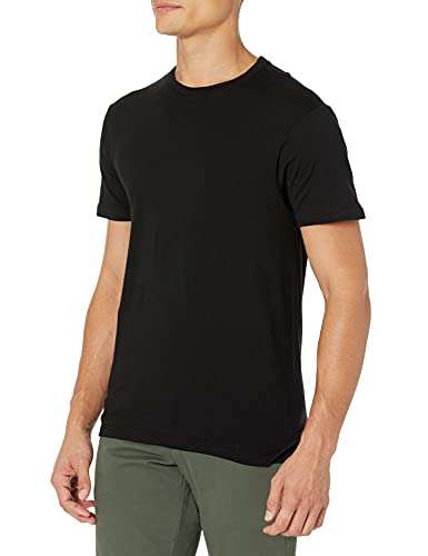 Amazon: 6 Playeras Amazon Essentials Negras Talla CH - promodescuentos.com