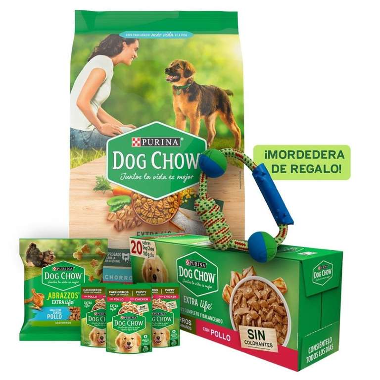 Walmart: Alimento Seco para Perro Purina Dog Chow Cachorro todos los tamaños 11.1kg