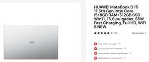 HUAWEI | MateBook D 15 + Lucky box (gana hasta un P50 Pro) + HUAWEI NOVA 11i+Router ax3 dual core