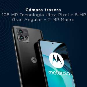 Motorola: Moto G72, 108mp, 6.6" pOLED a 120Hz, 5000mAh, Carga Turbo 30w, 6Gb + 128Gb, Audio Dolby Estereo, Helio G99 (Azul, Negro o Blanco)