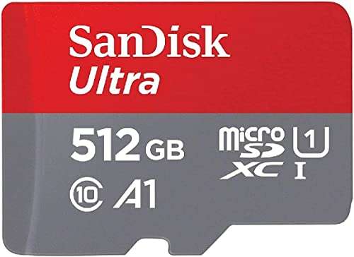 Amazon: tarjeta micro SD 512 GB - Sandisk (precio al proceder al pago)