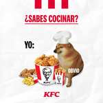 KFC 49% de descuento con 2 cupones (leer descripción)
