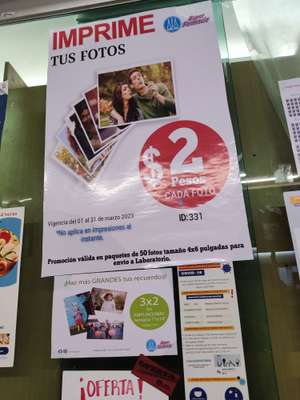 Farmacias Guadalajara (Jojutla): Fotos 4x6" a $2.0 c/u al mandar a imprimir 50 fotos (ver descripción)