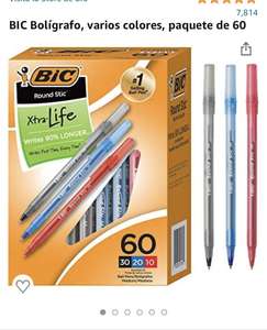 Amazon: Bic, caja de 60 bolígrafos