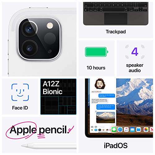 Amazon: Apple iPad Pro, 11", wifi + celular, 128 GB, color plata, 2ª generación, renovada