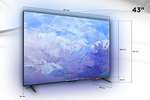 AMAZON TCL Smart TV Pantalla 43" 4K UHD TV Sonido Dolby Mod 43S453 Compatible con Alexa