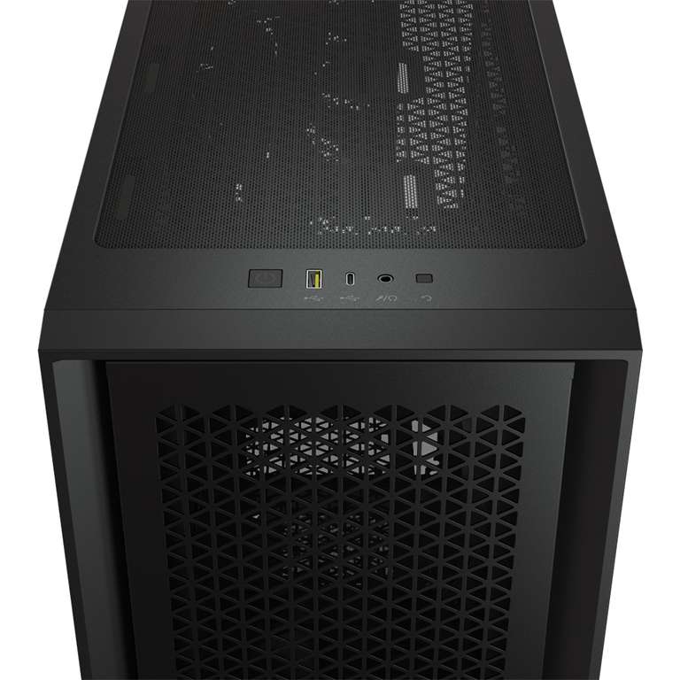 CyberPuerta: Gabinete Corsair 4000D Airflow con Ventana, Midi-Tower, ATX/EATX/Micro ATX/Mini-ITX, USB 3.0, sin Fuente, Negro