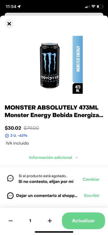 Monster Energy- Circle K con Rappi Prime