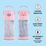 Amazon: THERMOS FUNTAINER Botella de acero inoxidable con aislamiento al vacío para niños, de 12 onzas- color soñado- envío prime