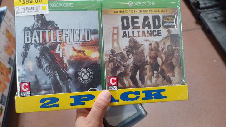 Walmart: Battlefield 4 + Dead Alliance XBOX ONE en $63 pesitos