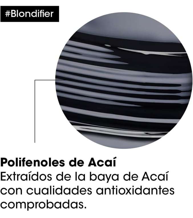 Amazon: Shampoo Restaurador e Iluminador para Cabello Rubio con Polifenoles de Acaí |500ml|Blondifier Gloss de L'Oréal Professionnel