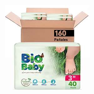 Amazon: Bio Baby Pañal Bebé Bio Baby Talla 3 Mediano 160 Pañales, color (Planea y Ahorra)