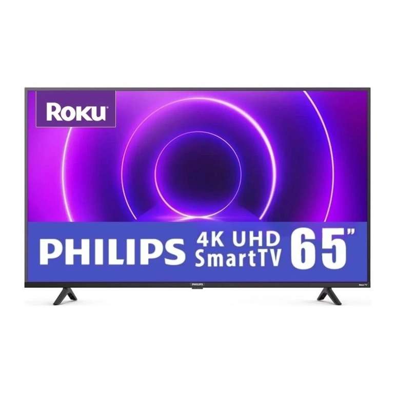 Bodega Aurrera: Televisor Philips 65 Pulgadas Roku 4K Ultra HD LED 65PFL5765/F8