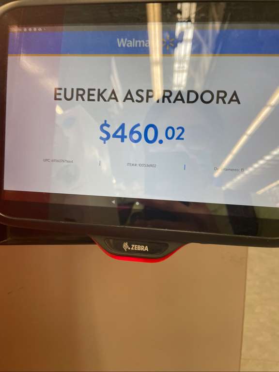 Walmart: Aspiradora eureka